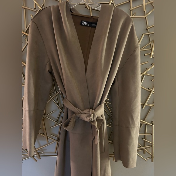 Zara suede trench - Picture 2 of 3
